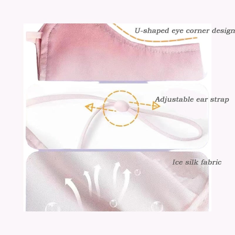 Enignic UV Face Mask Sun Protection,UPF 50+Blocks 98% of UVA/UVB Rays,UV Face Mask for Women Washable Reusable(3PCS) - Image 4
